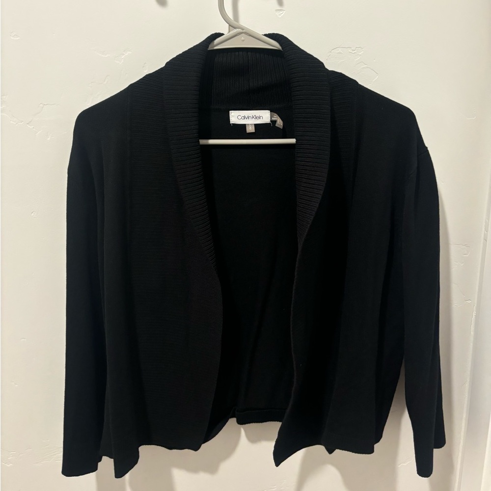 Black Calvin Klein cardigan